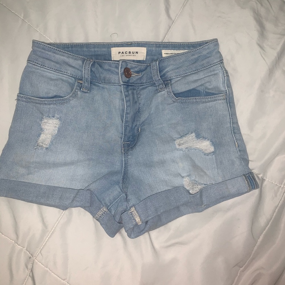 Pacsun Super Stretch Shortie Shorts
